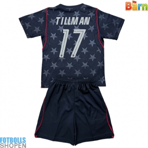 Billiga Förenta stater Malik Tillman #17 Bortatröja Barn VM 2026 Kortärmad (+ Korta byxor)